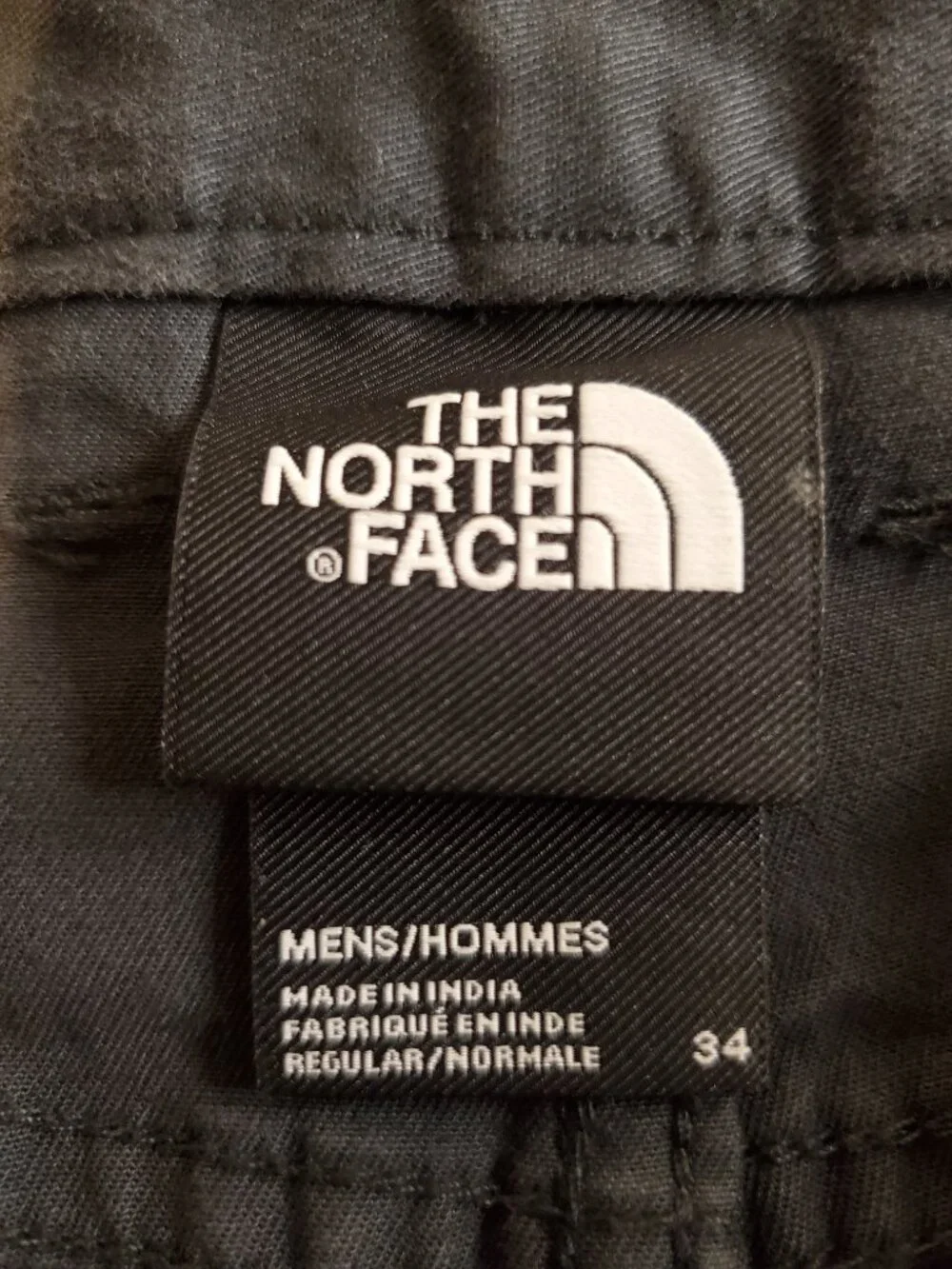 The North Face SZ 34 Men's Motion Pants Mid-weight Durable in Asphalt Gray